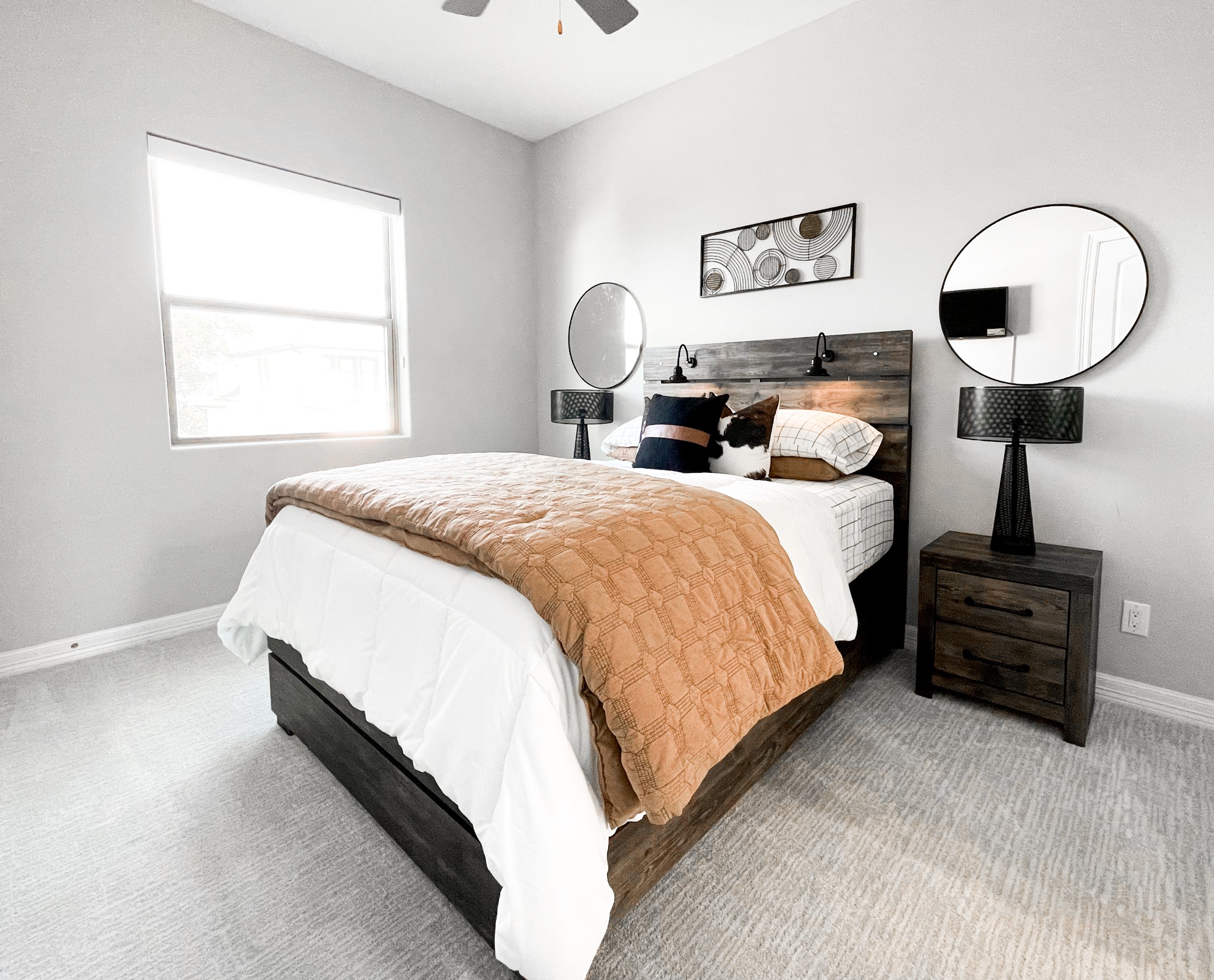 Comfortable guest bedroom