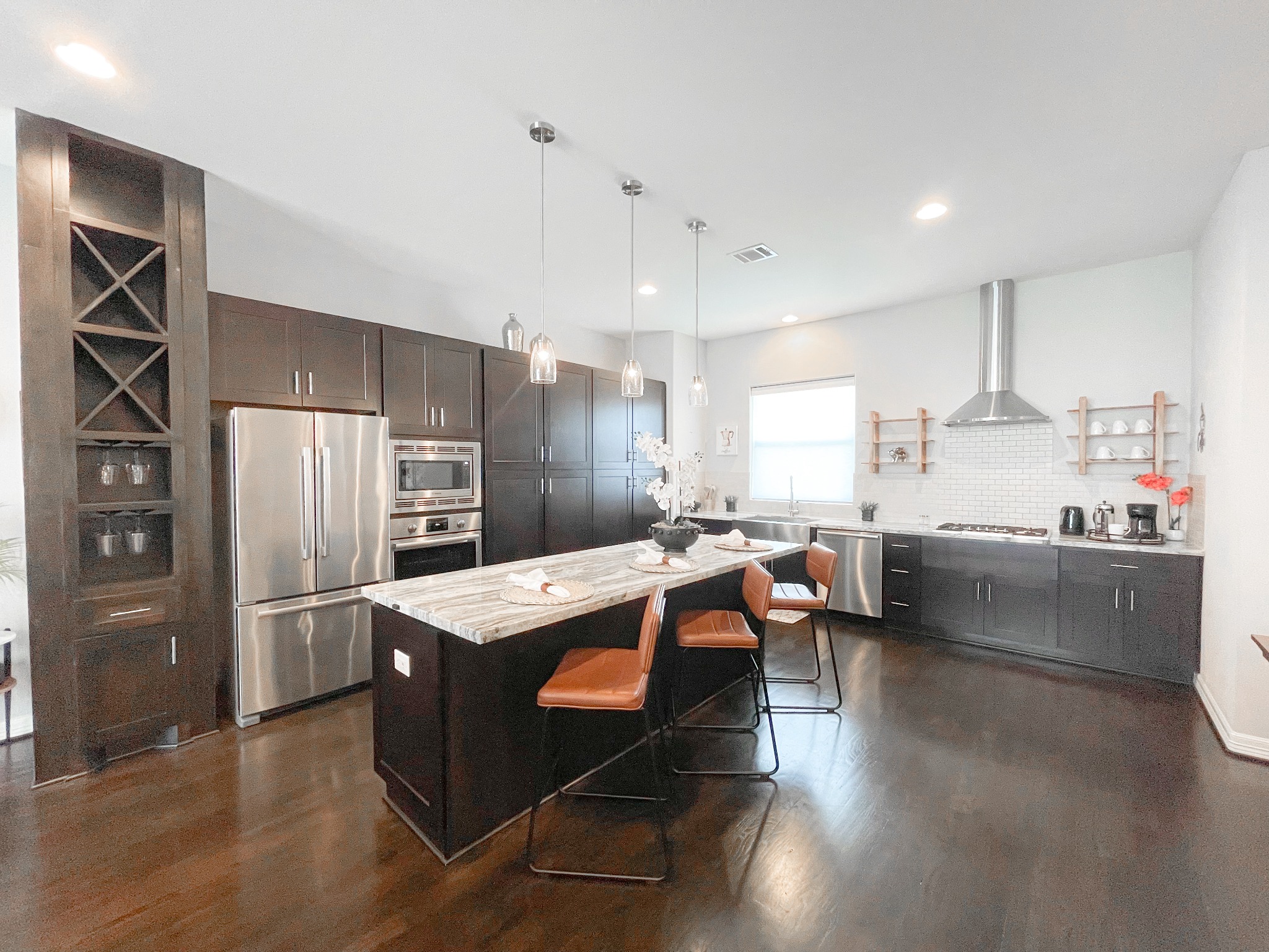 Modern kitchen and dining
